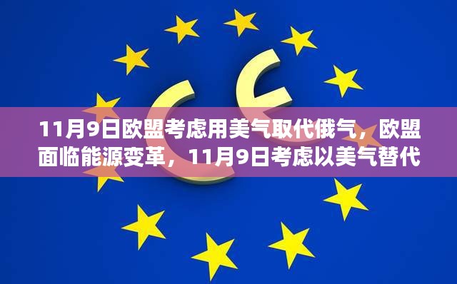歐盟面臨能源變革，考慮以美國天然氣替代俄羅斯天然氣供應(yīng)的決策時刻（歐盟用美氣替代俄氣）