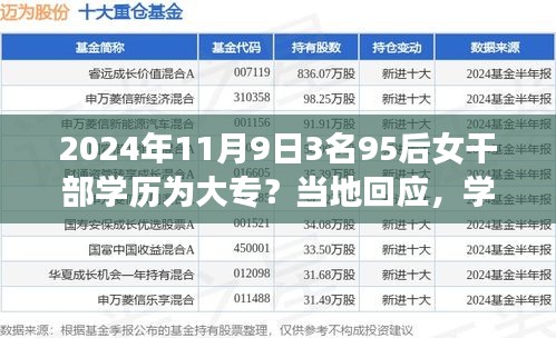 95后女干部學(xué)歷背后的深層意義，學(xué)歷并非唯一標(biāo)準(zhǔn)