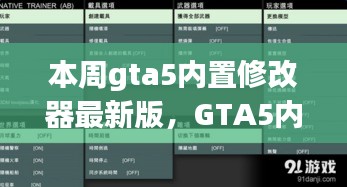 GTA5內(nèi)置修改器最新版，科技重塑游戲體驗！