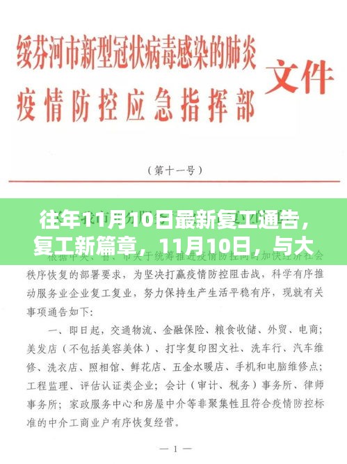 11月10日復(fù)工新篇章，共舞自然的開(kāi)始之路