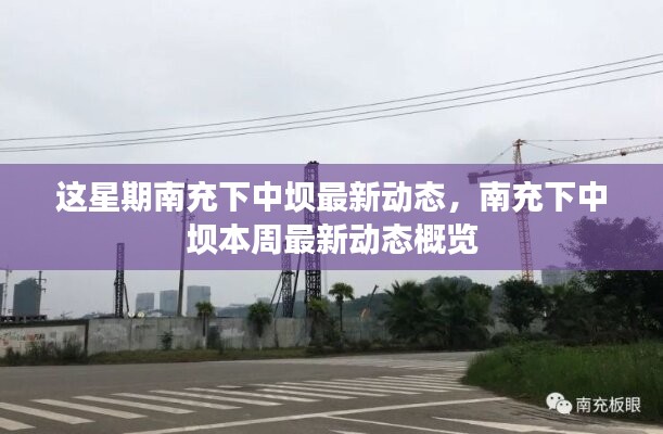 南充下中壩本周最新動(dòng)態(tài)概覽，本周發(fā)展動(dòng)態(tài)速遞