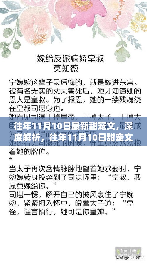 往年1月10日甜寵文深度解析，魅力與觀點爭議