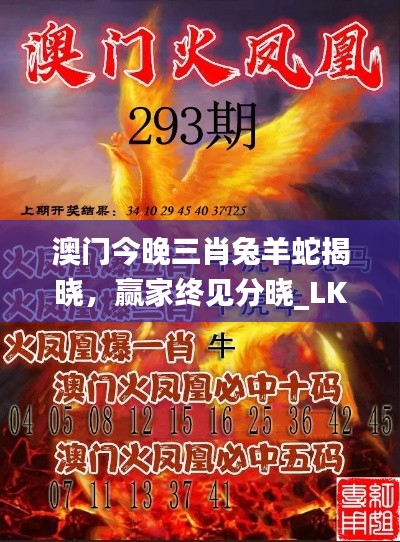 澳門今晚三肖兔羊蛇揭曉，贏家終見(jiàn)分曉_LKY656.61國(guó)際版