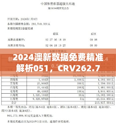 2024澳新數(shù)據(jù)免費(fèi)精準(zhǔn)解析051，CRV262.72旗艦版深度鑒賞