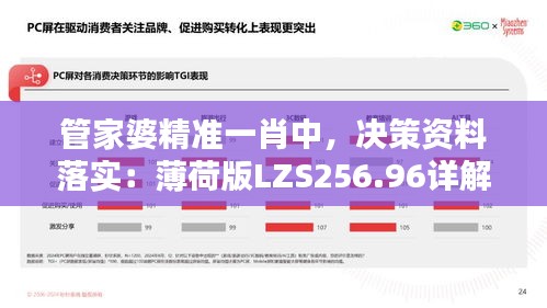 管家婆精準(zhǔn)一肖中，決策資料落實(shí)：薄荷版LZS256.96詳解