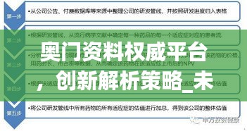 奧門資料權威平臺，創(chuàng)新解析策略_未來版YST880.15