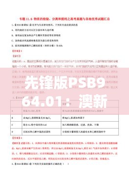 先鋒版PSB964.01：澳新正版及內(nèi)部資料，熱門(mén)解答匯總