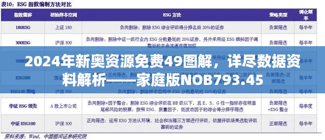 2024年新奧資源免費49圖解，詳盡數(shù)據(jù)資料解析——家庭版NOB793.45