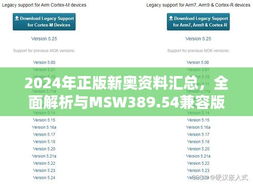 2024年正版新奧資料匯總，全面解析與MSW389.54兼容版