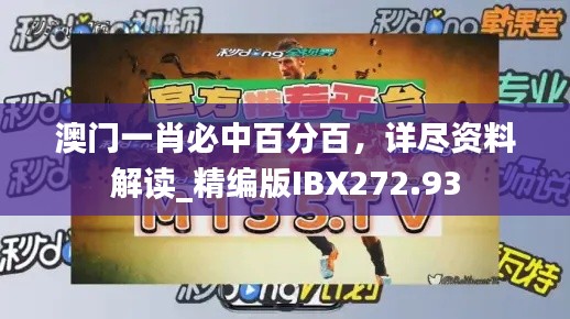 澳門一肖必中百分百，詳盡資料解讀_精編版IBX272.93