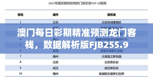 澳門每日彩期精準(zhǔn)預(yù)測(cè)龍門客棧，數(shù)據(jù)解析版FJB255.9