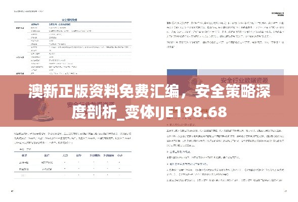 澳新正版資料免費匯編，安全策略深度剖析_變體IJE198.68