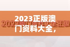 2023正版澳門(mén)資料大全，中西結(jié)合神碼MUK711.88