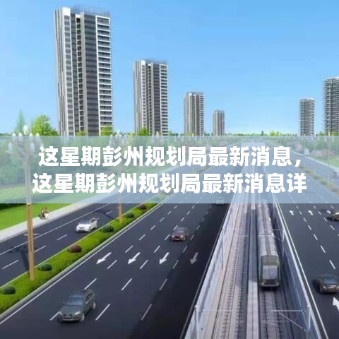 彭州規(guī)劃局最新動態(tài)揭秘，如何利用規(guī)劃信息完成本周任務(wù)詳解