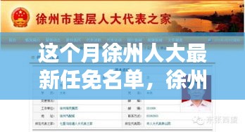 徐州人大最新任免名單發(fā)布，查詢指南及本月任免名單詳解