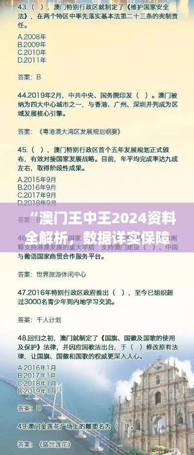 “澳門王中王2024資料全解析，數(shù)據(jù)詳實(shí)保障_帝之境HYD242.32”