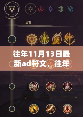往年11月13日精選AD符文秘籍，掌握最新搭配，助力成為頂尖玩家之路