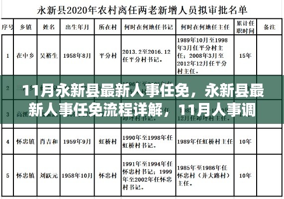 永新縣人事任免全解析，最新人事調(diào)整流程詳解與攻略