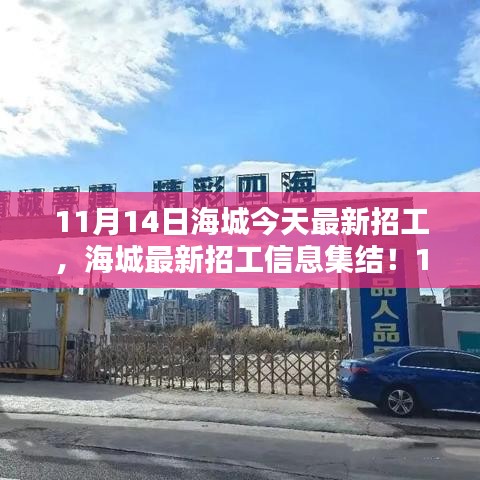 11月14日海城最新招工信息大放送，崗位集結(jié)，理想工作等你來挑！