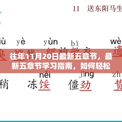 往年11月20日最新五章節(jié)學(xué)習(xí)指南，輕松掌握關(guān)鍵知識點(diǎn)攻略