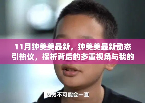 鐘美美最新動(dòng)態(tài)引熱議，多重視角下的探析與我的觀點(diǎn)分析