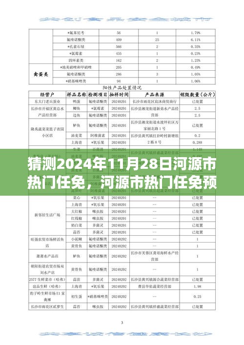 河源市熱門(mén)任免預(yù)測(cè)報(bào)告，揭秘2024年11月28日的人才動(dòng)向深度分析