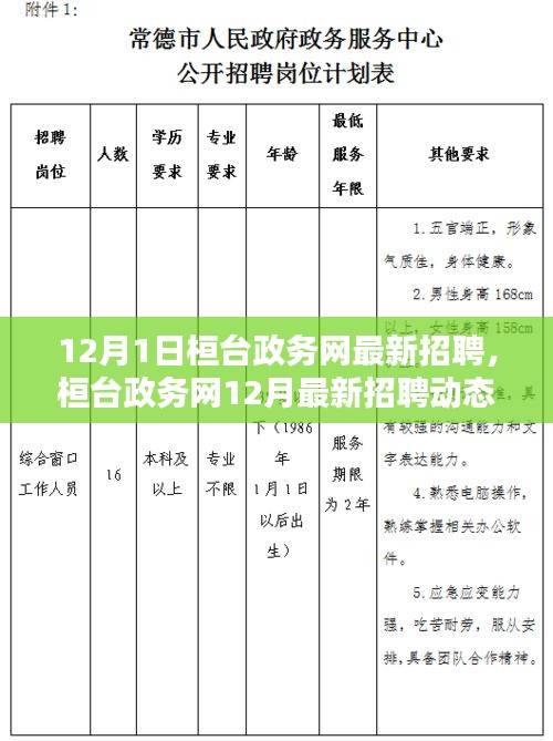 桓臺(tái)政務(wù)網(wǎng)12月最新招聘動(dòng)態(tài)，開(kāi)啟職業(yè)機(jī)遇之門(mén)