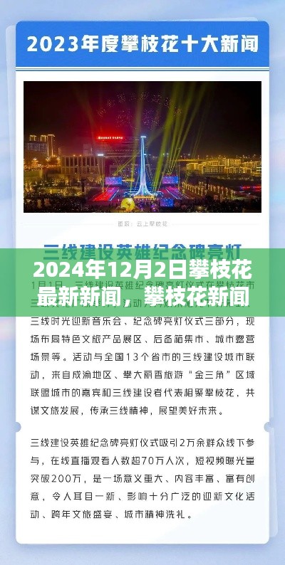 攀枝花新篇章開啟，最新新聞特寫報道，日期為2024年12月2日