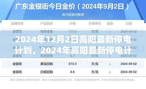 高陽(yáng)最新停電計(jì)劃通知，2024年停電安排詳解