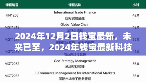 深度解析，錢寶最新科技產(chǎn)品，未來已至