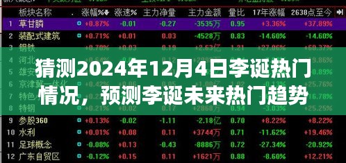 李誕未來(lái)熱門(mén)趨勢(shì)展望與深度分析，預(yù)測(cè)李誕在2024年12月4日的熱門(mén)情況展望深度解析
