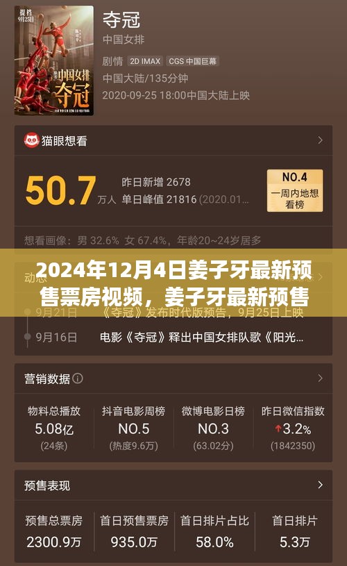 姜子牙最新預(yù)售票房視頻攻略，輕松獲取觀影資格