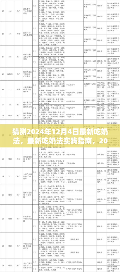 揭秘，最新吃奶法實(shí)踐指南與步驟詳解（預(yù)測(cè)版 2024年12月4日）