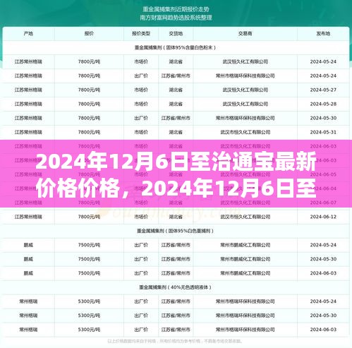 2024年12月6日至治通寶最新價格分析與預(yù)測