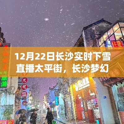 長沙夢幻飄雪日，太平街實時下雪直播絕美呈現(xiàn)