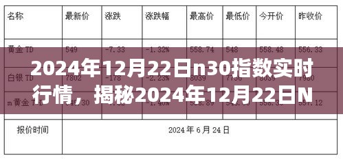 揭秘2024年12月22日N30指數(shù)實時行情，洞悉市場走勢，把握投資機會大解析