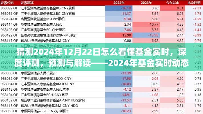 揭秘2024年基金實(shí)時(shí)動(dòng)態(tài)洞察系統(tǒng)，深度評(píng)測(cè)、預(yù)測(cè)與解讀的未來(lái)趨勢(shì)