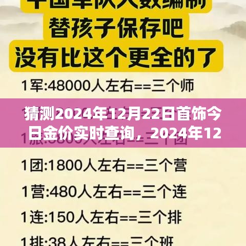 2024年12月22日首飾金價預(yù)測與實時查詢，歷史背景、影響因素及時代地位分析