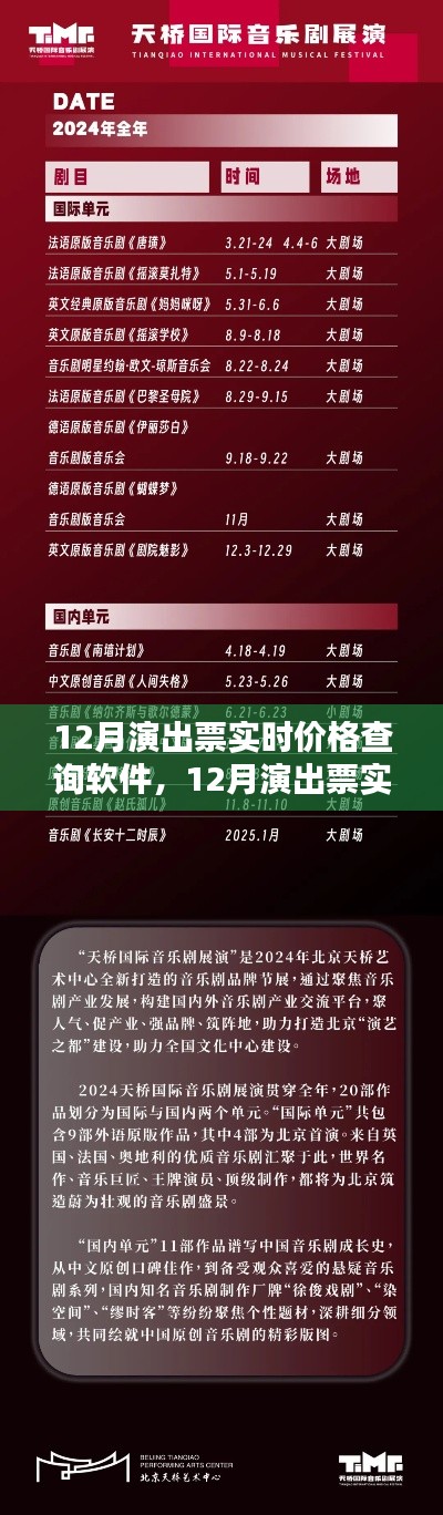 12月演出票實時價格查詢軟件，使用指南與實時價格查詢功能介紹