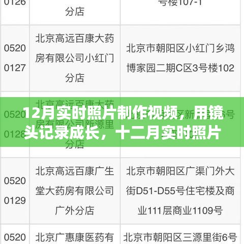 十二月實時照片制作視頻，記錄成長，領略變化之美