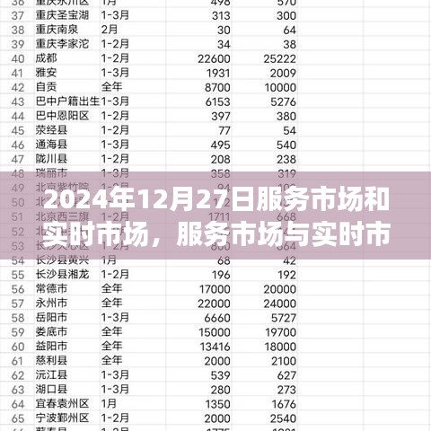 2024年12月27日，服務(wù)市場與實(shí)時市場的交融深度洞察與觀點(diǎn)碰撞