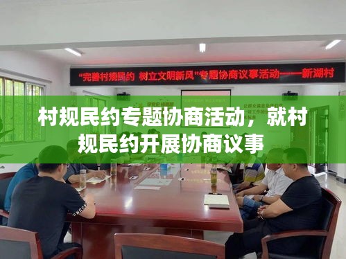 村規(guī)民約專題協(xié)商活動，就村規(guī)民約開展協(xié)商議事 