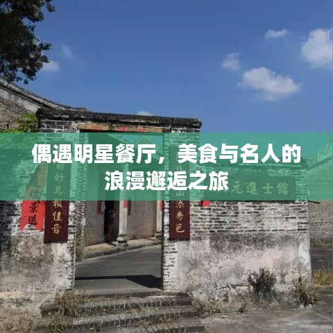 偶遇明星餐廳，美食與名人的浪漫邂逅之旅