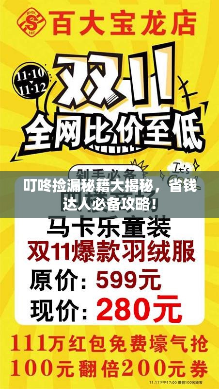叮咚撿漏秘籍大揭秘，省錢(qián)達(dá)人必備攻略！