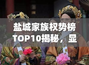 鹽城家族權(quán)勢(shì)榜TOP10揭秘，顯赫家世，誰(shuí)領(lǐng)風(fēng)騷？