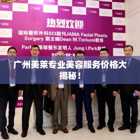 廣州美萊專業(yè)美容服務(wù)價格大揭秘！