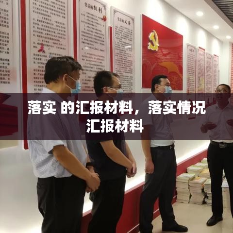 落實 的匯報材料，落實情況匯報材料 
