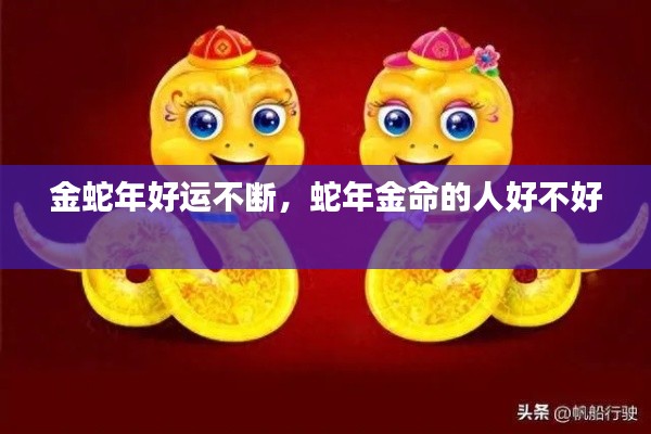 金蛇年好運(yùn)不斷，蛇年金命的人好不好 