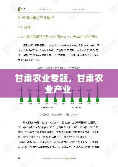甘肅農(nóng)業(yè)專(zhuān)題，甘肅農(nóng)業(yè)產(chǎn)業(yè) 