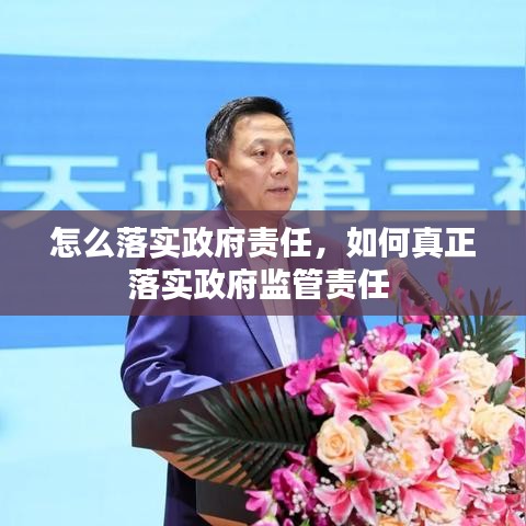怎么落實政府責(zé)任，如何真正落實政府監(jiān)管責(zé)任 